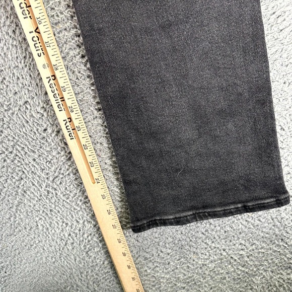 Madewell Kick Out Jeans Womens 28x28 Black Denim Cotton Curvy Straight Stretch - Picture 11 of 13
